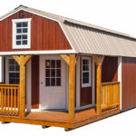 Wraparound Lofted Barn Cabin With Porch