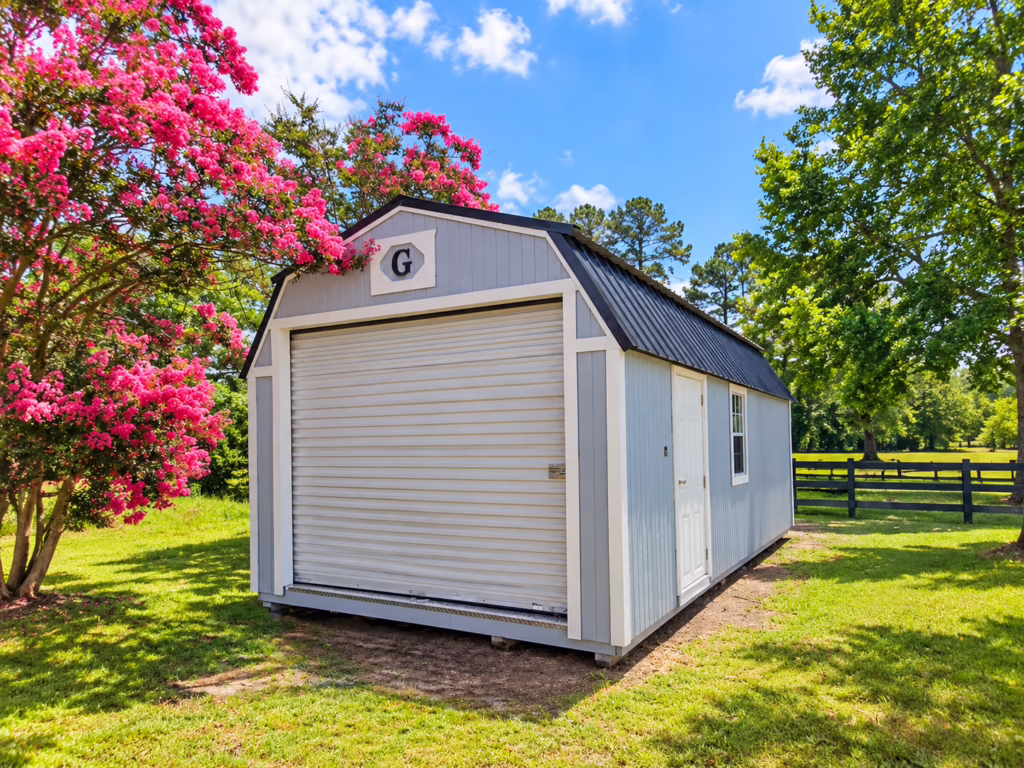 Lofted Barn Garage Shed